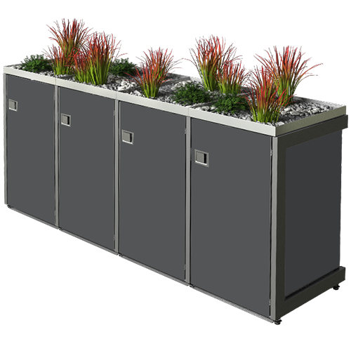 Kreiselmeyer Design M 252 lltonnenboxen f 252 r 4 M 252 lltonnen I onlne kaufen 